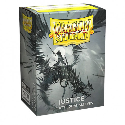 Dragon Shield 100 Standard Size Matte Dual Sleeves - Justice