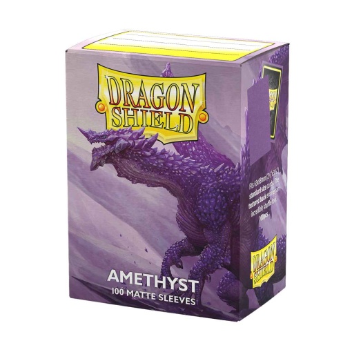 Dragon Shield 100 Standard Size Matte Sleeves - Amethyst