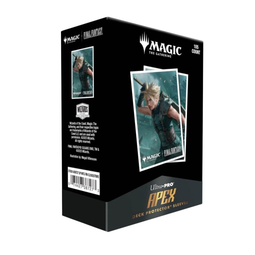 FINAL FANTASY Cloud, Planet's Champion 105ct APEX Deck Protector Sleeves