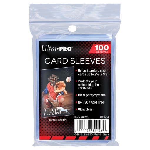 Penny Card Sleeves (Clear; 100 pieces)