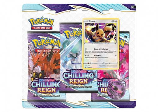 Pokemon Chilling Reign 3 Pack Blister Eevee