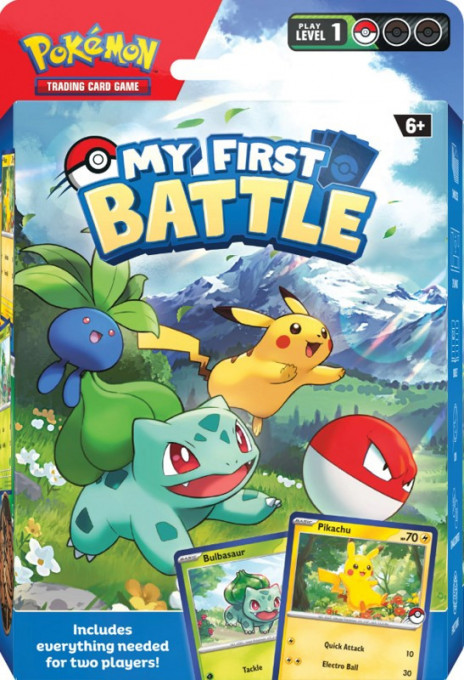 Pokemon My First Battle - Bulbasaur vs Pikachu