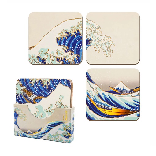 The Great Wave of Kanagawa - Set of 4 Coasters