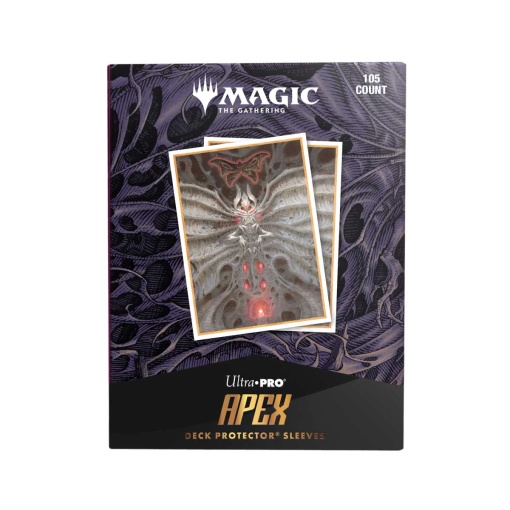 UP - Duskmourn 105ct Apex Deck Protector sleeves Set Symbol for Magic: The Gathering