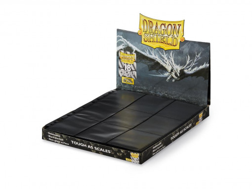 Dragon Shield 50 18-Pocket Side-Loading Card Pages - Black