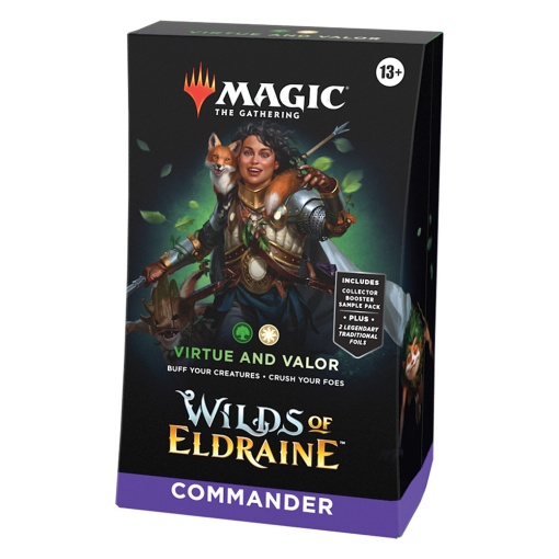 Magic: The Gathering Wilds of Eldraine Commander Deck - Virtue and Valor