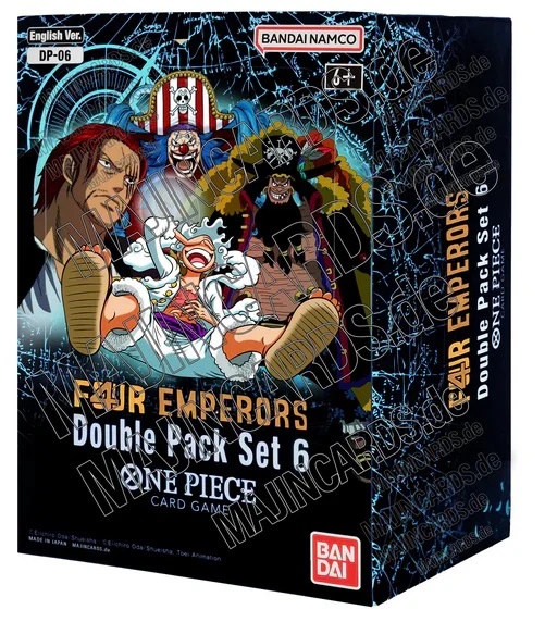 Bandai Card Game Boosters ONE Piece Card Game Double Pack Volume 6