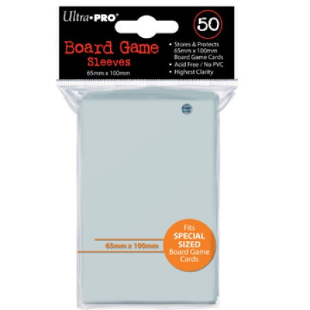 Ultra Pro 50 Board Game Sleeves (65x100mm)