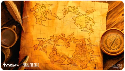 Ultra Pro Artwork Playmat - Standard Size (approx. 61x34 cm) - World Map (FIN)