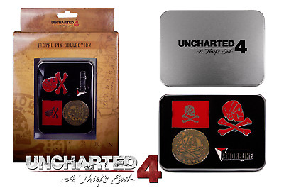 Uncharted 4 A Thief's End Metal Pin Collection