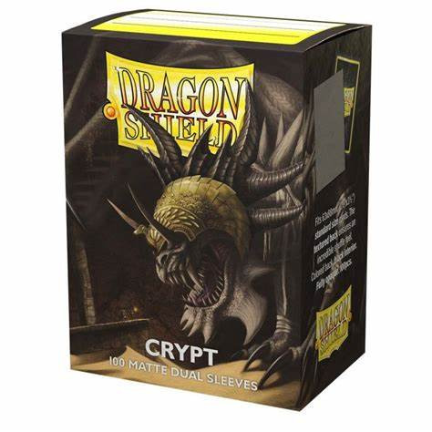 Dragon Shield 100 Standard Size Matte Dual Sleeves - Crypt