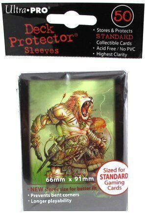 Ultra Pro 50 Standard Deck Protector Sleeves - OZ Lion
