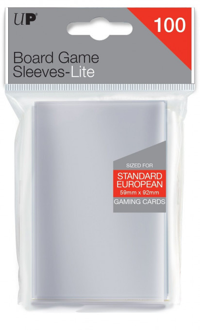 Ultra Pro: Board Game Sleeves-Lite - Standard European Size (59x92mm)