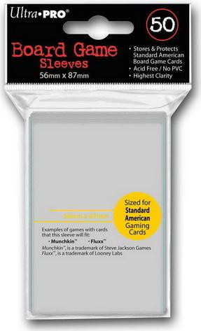 Ultra Pro: Board Game Sleeves Standard American Size (56x87mm)