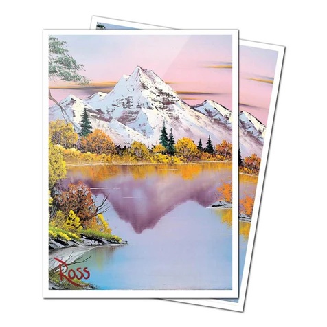 Ultra Pro Bob Ross Mighty Mountain Lake 105ct APEX™ Deck Protector Sleeves