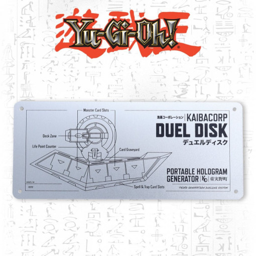 Yu-Gi-Oh KaibaCorp Metal Duel Disk Schematic