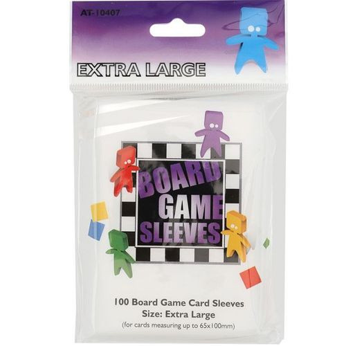 Arcane Tinmen 100 Boardgame Sleeves Size: Extra Large (65x100mm)
