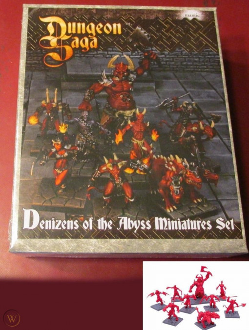 Dungeon Saga: Denizens of the Abyss Miniatures Set