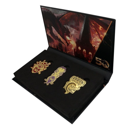 Dungeons & Dragons: 50th Anniversary Set of 3 Pin Badges