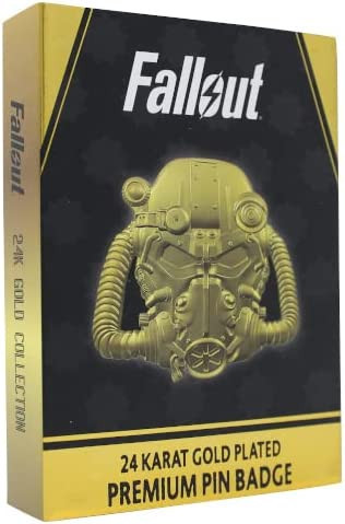 Fallout 24 Karat Gold Plated Premium Pin Badge