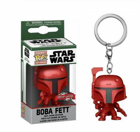 Funko Pocket Pop Keychain Star Wars Red Boba Fett