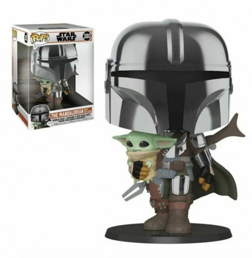 Funko Pop The Mandalorian with The Child Super Sized