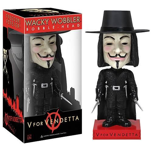 Funko Wacky Wobbler Bobble-Head V for Vendetta