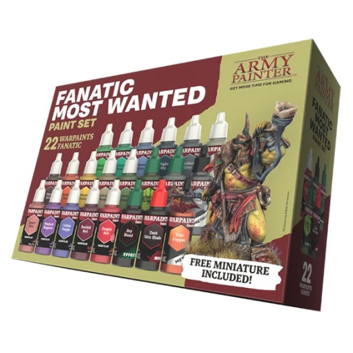 THE ARMY PAINTER - WARPAINTS FANATIC: MOST WANTED PAINT SET