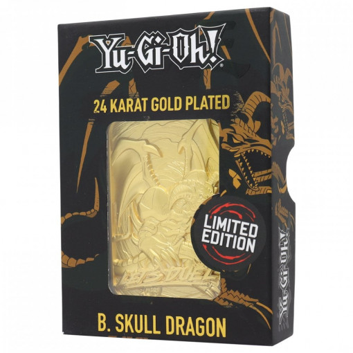 Yu-Gi-Oh B. Skull Dragon 24 Karat Gold Plated Limited Edition Card