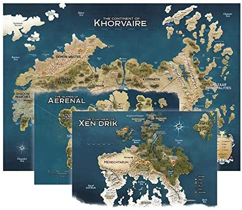 Dungeons & Dragons Eberron Map Set