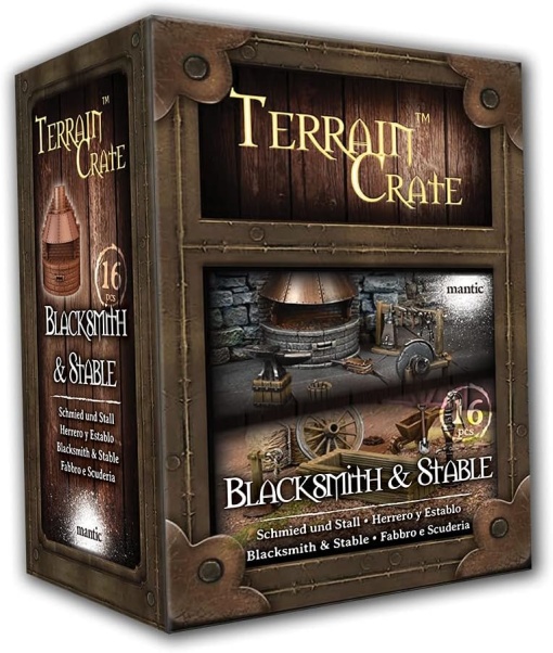 Fantasy Terrain: Blacksmith Forge & Stable