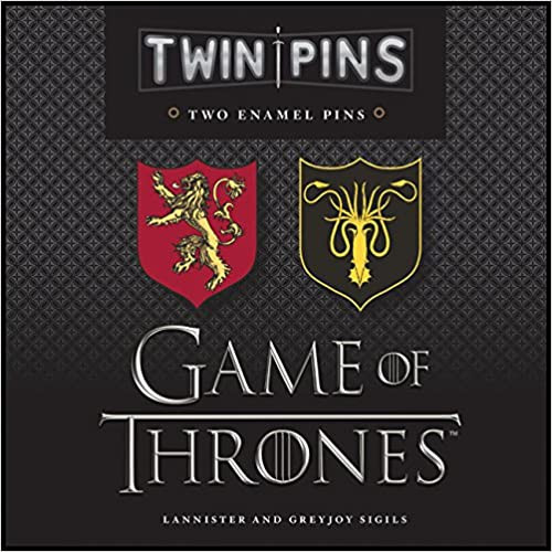 Game of Thrones Twin Pins - Lannister and Greyjoy Sigils