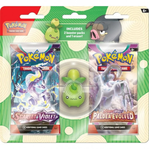 Pokemon Back to School Eraser Blister Set - Smoliv