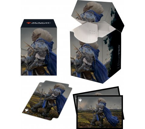 Ultra Pro MTG PRO-100+ Deck Box with 100 sleeves - Adventures in the Forgotten Realms Galea, Kindler of Hope