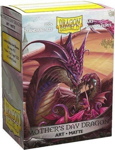 Dragon Shield 100 Standard Size Art Card Sleeves - Mother's Day Dragon - Matte