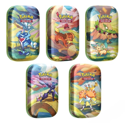 POKÉMON TCG Vibrant Paldea Mini Tin (5 characters)