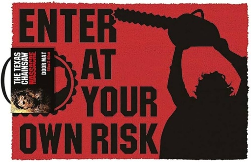 Pyramid Door Mats - Texas Chainsaw Massacre (Enter At Your Own Risk)