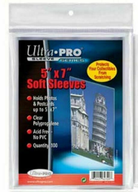 Ultra Pro 100 Soft Sleeves (5"x7")