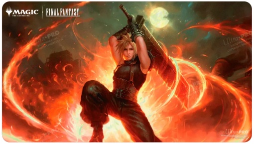 Ultra Pro Artwork Playmat - Standard Size (approx. 61x34 cm) - Cloud, Ex-SOLDIER (FIC)