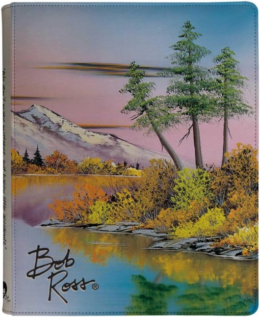 Ultra PRO - Bob Ross Mighty Mountain Lake 9-Pocket Zippered PRO-Binder