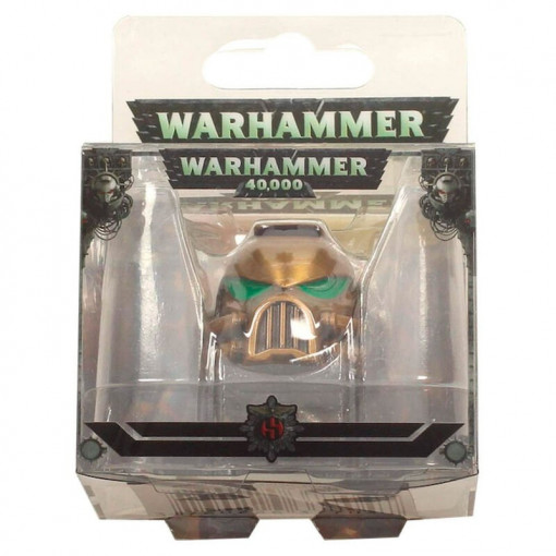 Warhammer 40k Space Marine MKVII Helmet Gold Keychain