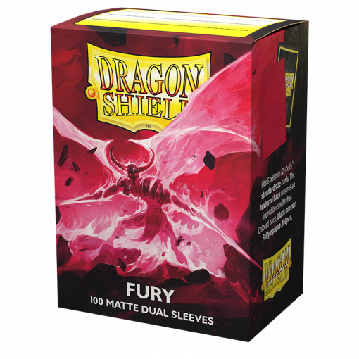 Dragon Shield 100 Matte Dual Sleeves - Fury