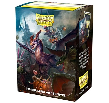 Dragon Shield 100 Standard Size Brushed Art Card Sleeves - Halloween 2021