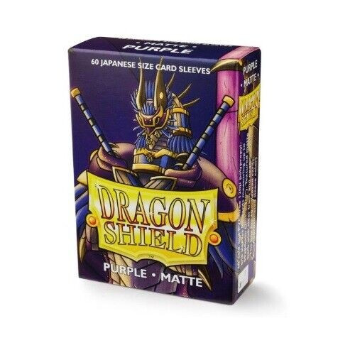Dragon Shield 60 Japanese Sized Card Sleeves - Matte Purple