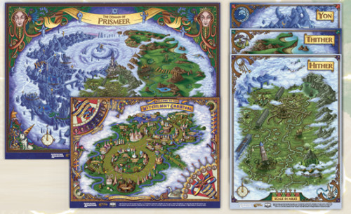 Dungeons & Dragons Game Mat The Wild Beyond the Witchlight Map Set