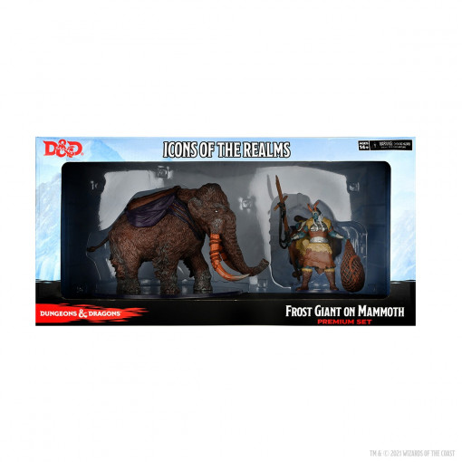 Dungeons & Dragons Icons of the Realms Icewind Dale Rime of the Frostmaiden - Frost Giant on Mammoth