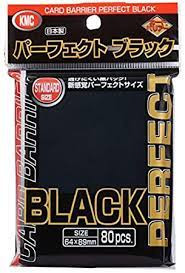 KMC 80 Standard Size Card Barrier Perfect Black