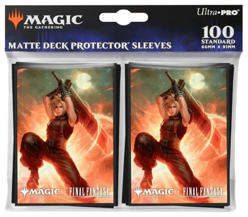 Ultra Pro Artwork Card Sleeves - Standard Size (100) - Cloud, Ex-SOLDIER (FIC)