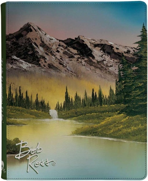 Ultra PRO - Bob Ross Mountain Retreat 9-Pocket Zippered PRO-Binder