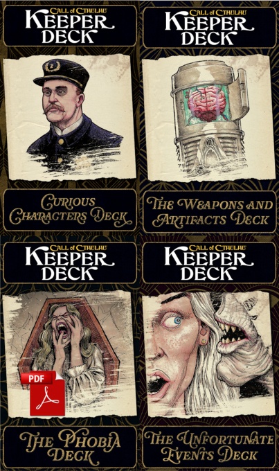 Call of Cthulhu: Keeper Decks (Second Edition)